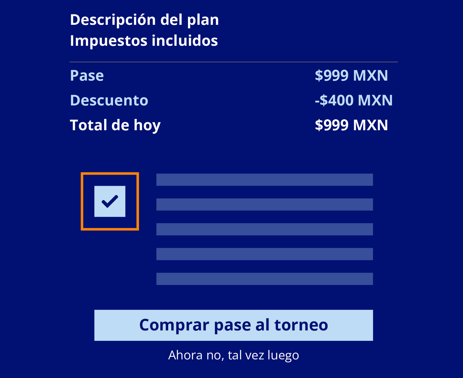 Descripción del plan